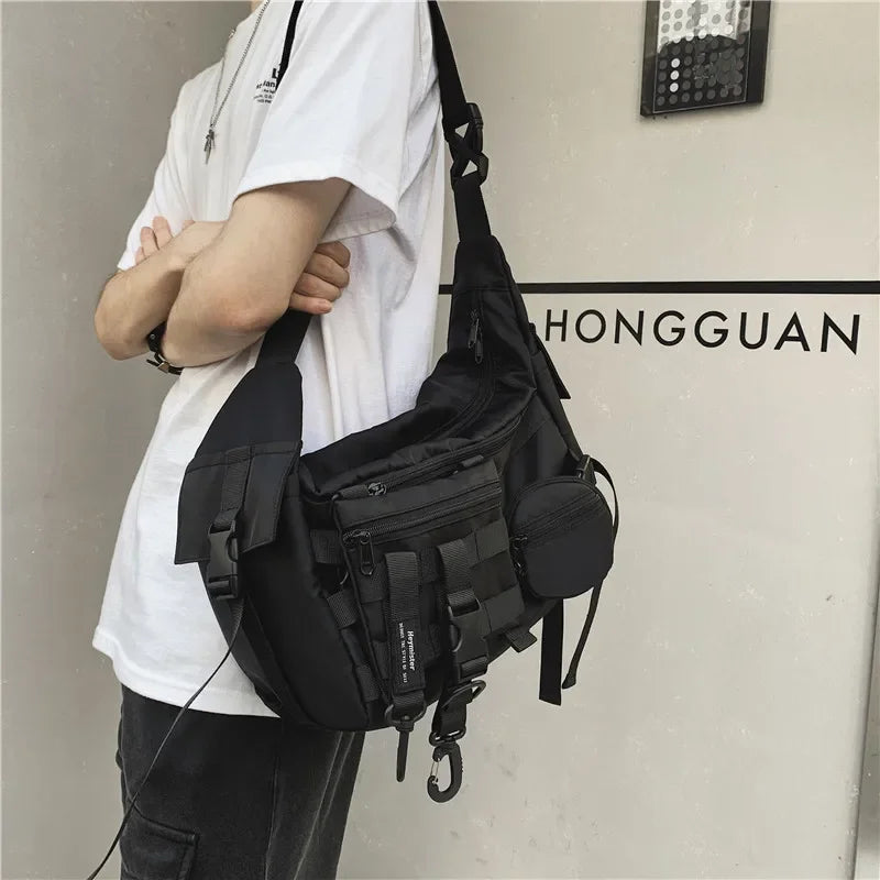 Japanese Style Utility Shoulder Crossbody Bag