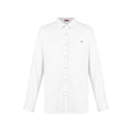 2025 Men’s Leisure Plaid Shirt with Embroidered Letter