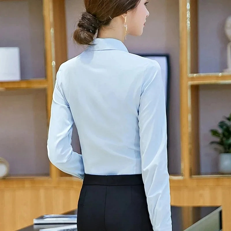 Classic White Button-Up Shirt