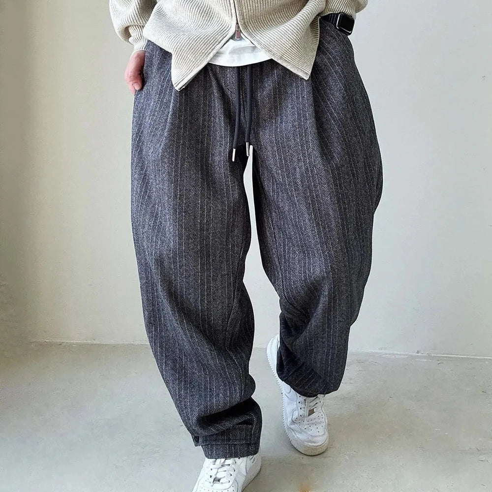 Relaxed Fit Drawstring Pants