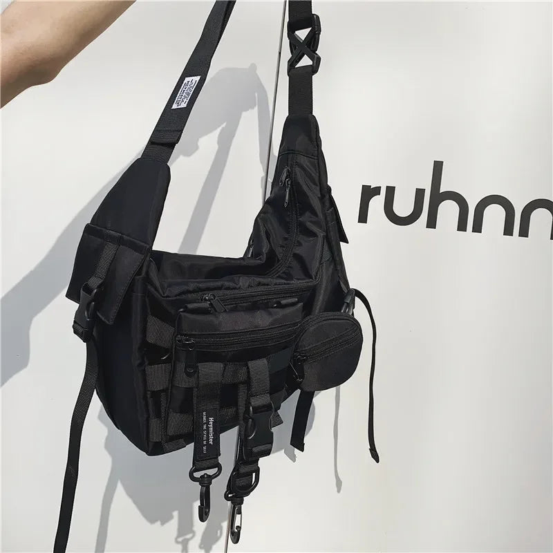 Japanese Style Utility Shoulder Crossbody Bag
