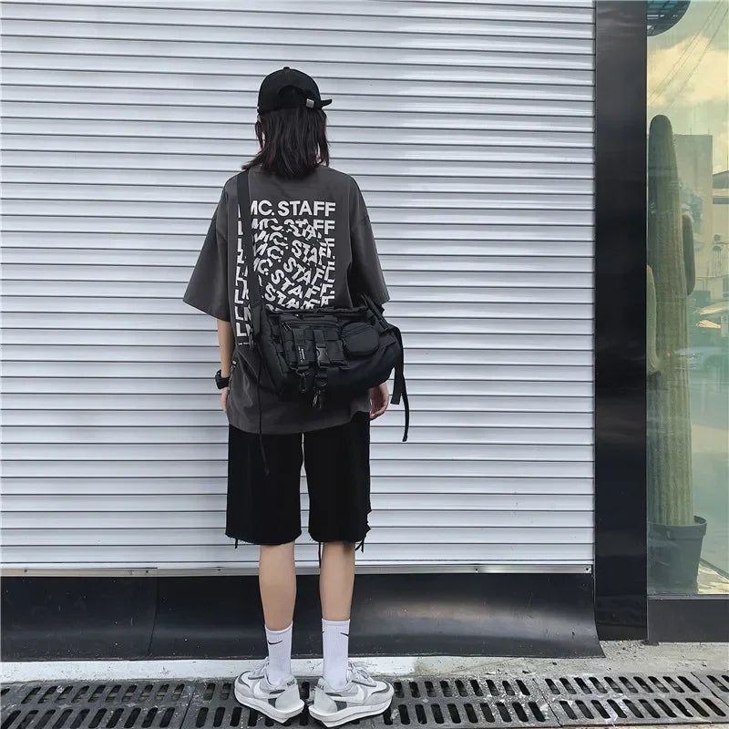 Japanese Style Utility Shoulder Crossbody Bag