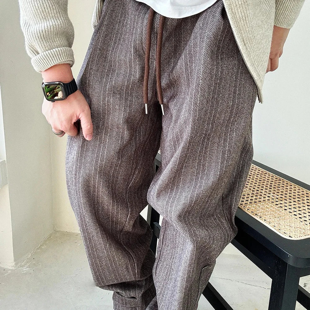 Relaxed Fit Drawstring Pants